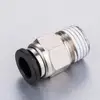 PC Pneumatic 4mm 6mm 8mm 10mm 12mm Hose Tube 1/4" 1/2" 1/8" 3/8" Male Staight Thread Air Pipe Connector Quick Coupling Fitting