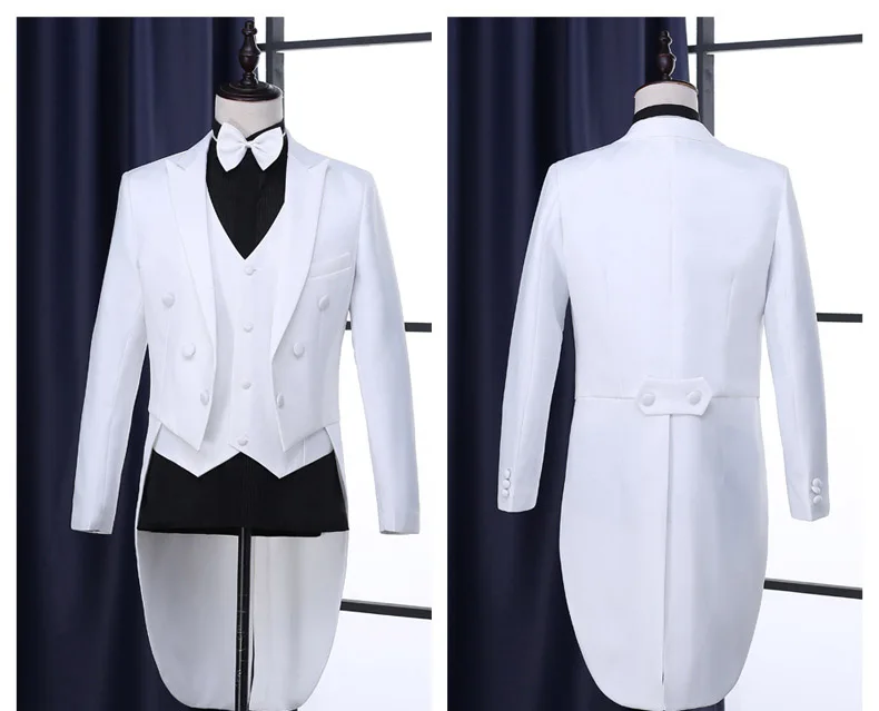 Latest Design Swallow- Tailed Pictures Of Men Wedding Coats Tuxedo ...