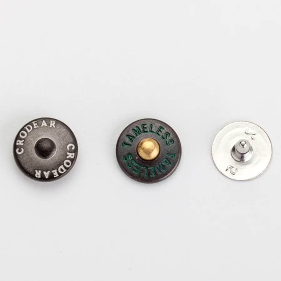 custom jean buttons and rivets