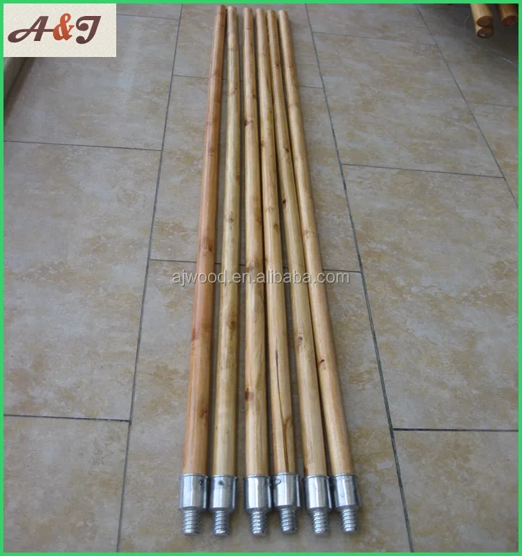 Lacqur Painted Wooden Pole For Brushes Metal Screw Buy Wooden Pole