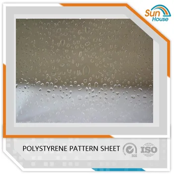 sheet pattern acrylic rain drop clear larger
