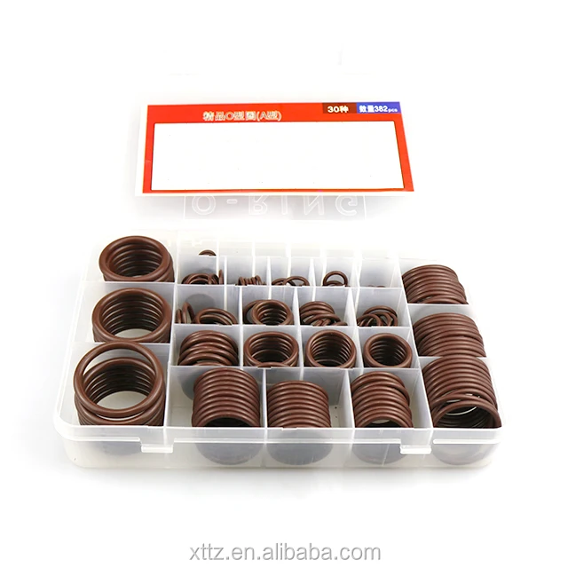 

fluorine rubber o ring kit,10 Boxes, Any color