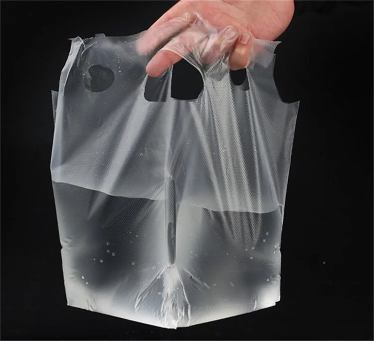 Disposable Packing Bag Plastic Drinking Takeaway Bag Transparent Coffee