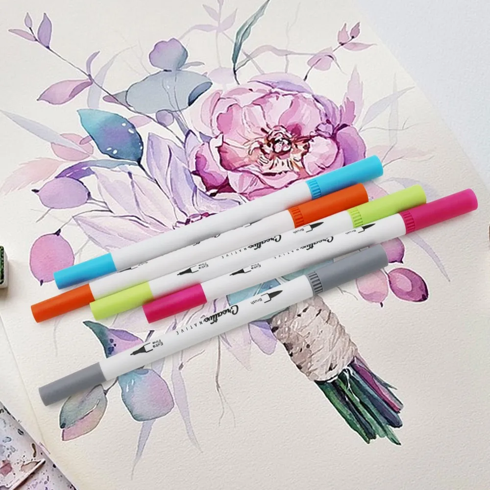 mini watercolor brush pen water paintbrush