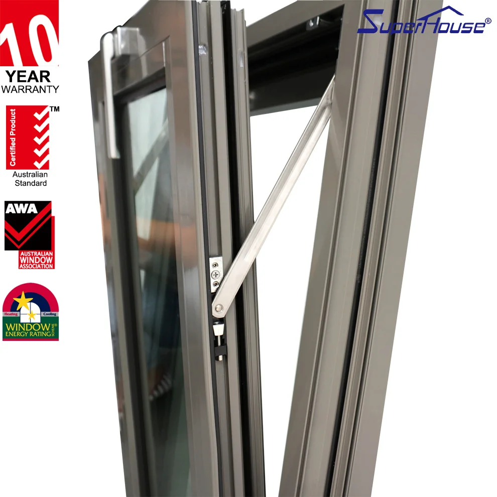hurricane impact China supplier Miami Dade impact resistance glazed aluminium doors and windows