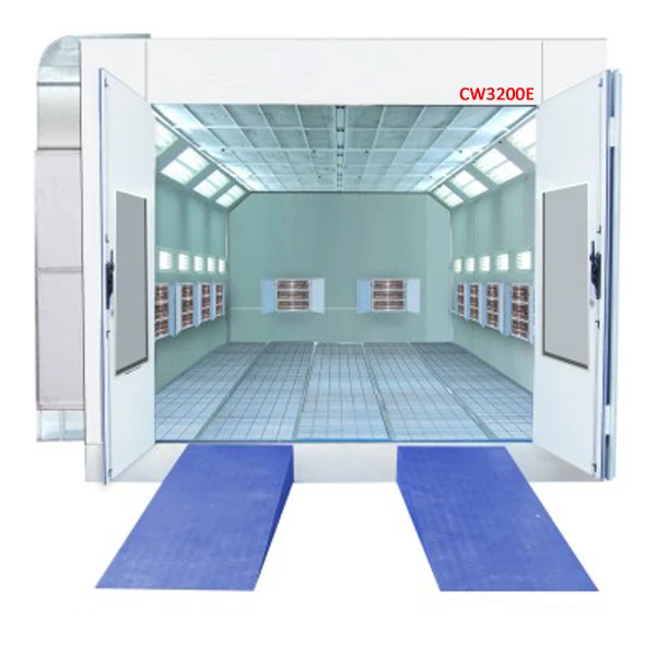 High Efficiency Cw3200e Spray Paint Room With Intake And Exhaust Fans