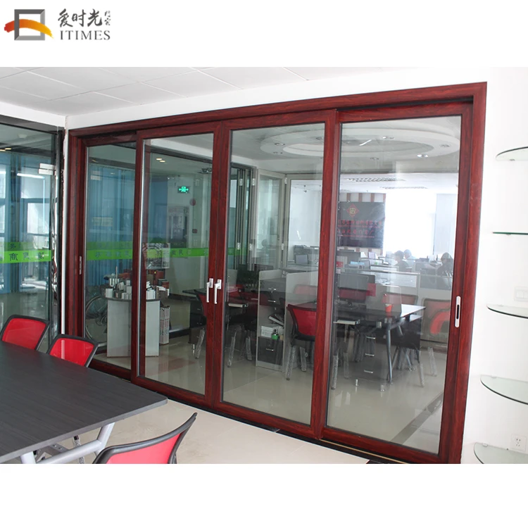 Accept Custom Air Tight Triple Sliding Door Screen Frameless Sliding