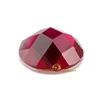 Wuzhou fancy style synthetic corundum stone checker cut 5# ruby