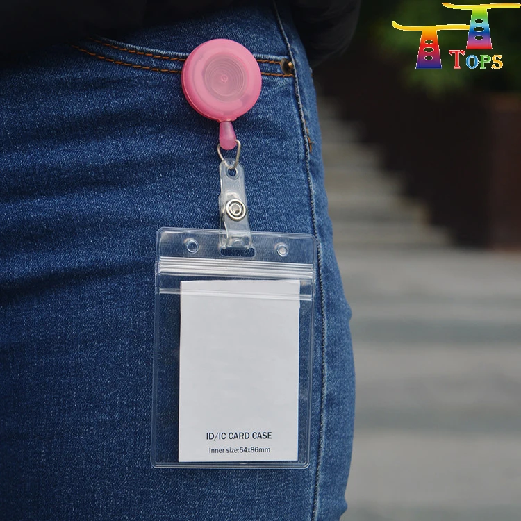 Wholesale Waterproof Soft Pvc Id Badge Holder Buy Soft Pvc Id Badge