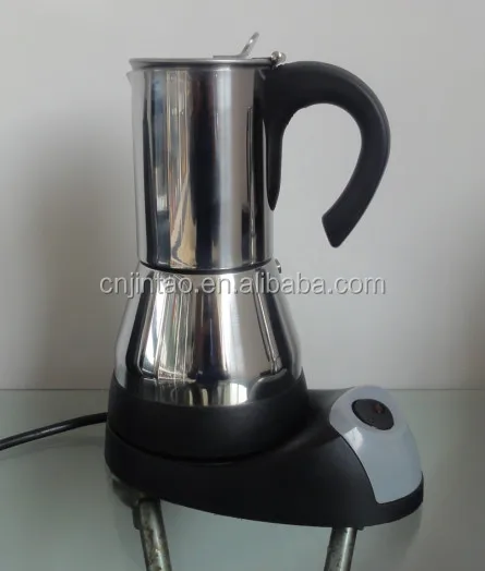 Jt01-3(ha01)-(aa1) De Acero Inoxidable Cafetera Eléctrica - Buy Cafetera  Eléctrica,Cafetera De Acero Inoxidable,Cafetera Eléctrica Moka Product on  Alibaba.com