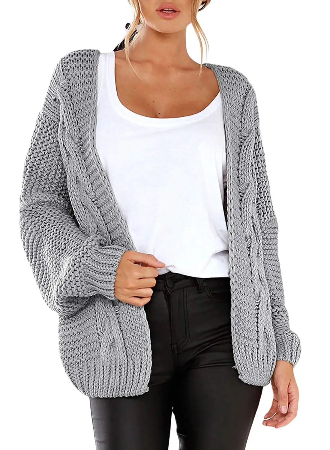 womens chunky cardigan sweaters