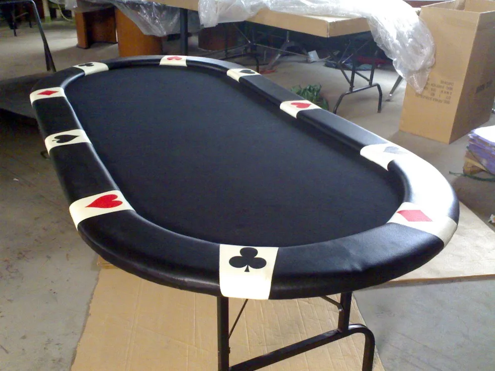 84 Inch Folding Poker Table With Folding Steel Leg Buy Poker Table