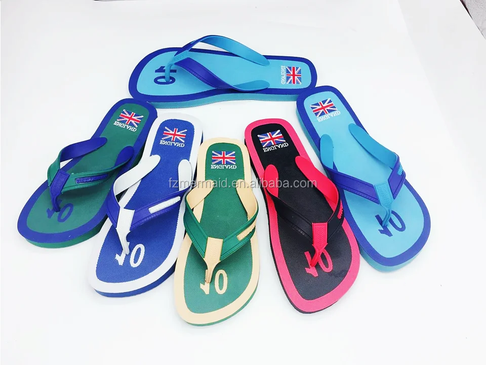 Fuzhou Factory Africa High Density Women Cheap Summer Beach slippers Fashion Printed Flip Flops for Women Shoes Footwear