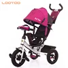 Foldable stroller 3 wheels bicycle with basket for children / 4 in 1 functions kids tricycle bicycle / kids 3 wheel bike on sale