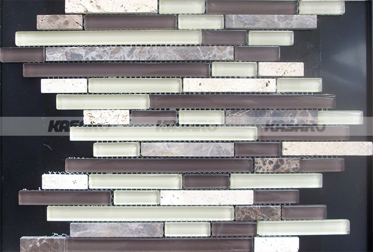 Glass Mosaic Tile House Front Wall Tiles Design