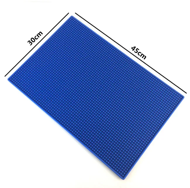 Tigerwings Soft PVC Rubber Bar Mat for Beer and Drink Promotion & OEM 3D Logo Custom Rubber Bar Mat