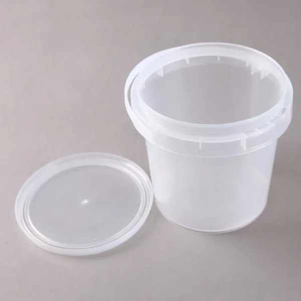 350ml Food Grade Pp Small Plastic Buckets With Lids And Handles - Buy 