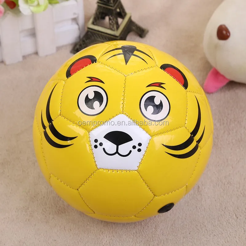 Size 2 Cute Pvc Soccer Ball Animal Football For Kids - Buy ...