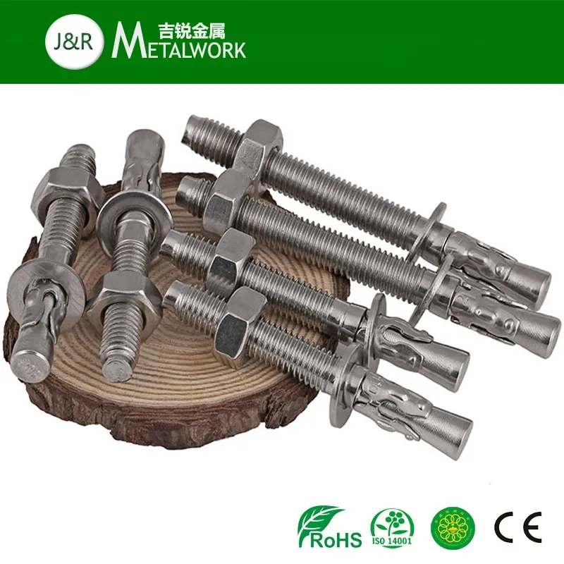 M10 M12 Ss304 Ss316 Ss321 Stainless Steel Wedge Anchor Bolt Buy Wedge Anchor Bolt Wedge Anchor