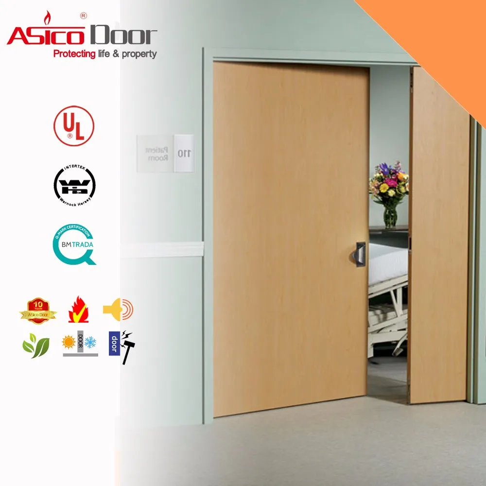 ASICO Solide En Bois Coupe-Feu Chambre D\'hôpital Porte Avec BM TRADA ... ASICO Solide En Bois Coupe-Feu Chambre D\'hôpital Porte Avec BM TRADA ...