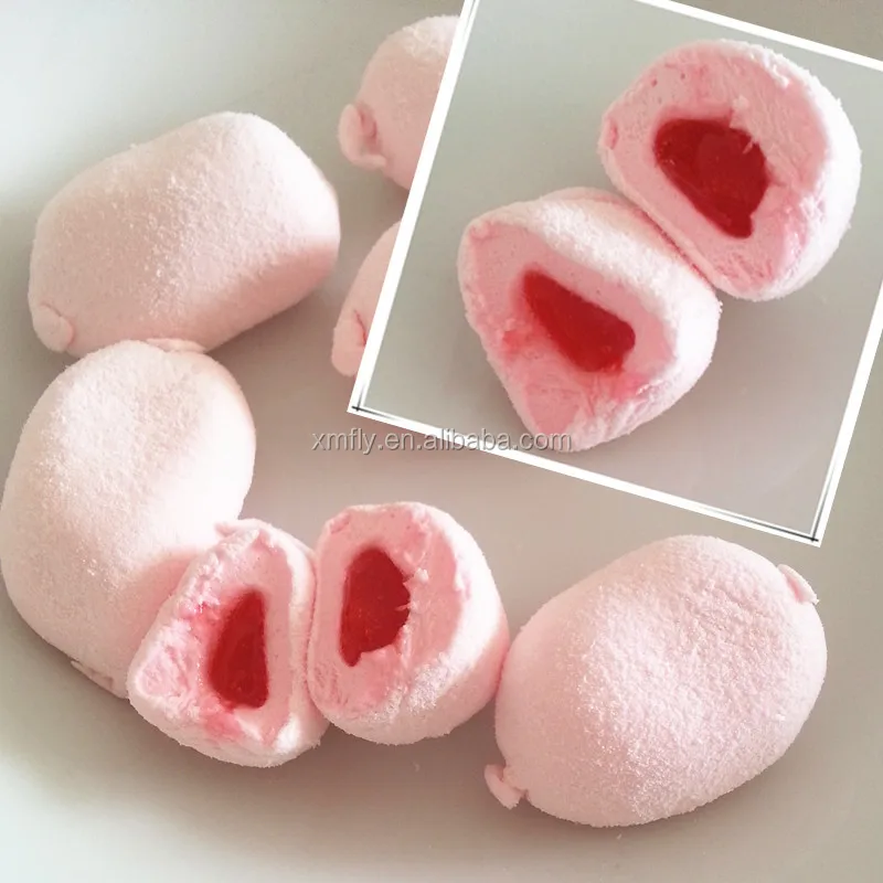 Filling Jam Cotton Candy Marshmallow Buy Marshmallow,Strawberry