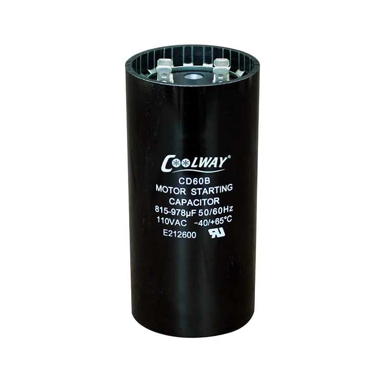 High Quality 220/250V Motor Starting Running Capacitor
