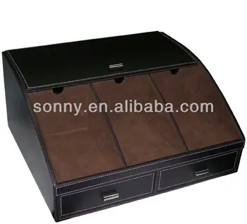 Fashion Pu Leather Charging Station Valet Of Desk Organizer View Fashion Pu Leather Charging Station Valet Of Desk Organizer