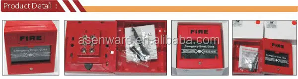 Irreducible Type Break Glass Fire Alarm Manual Call Point