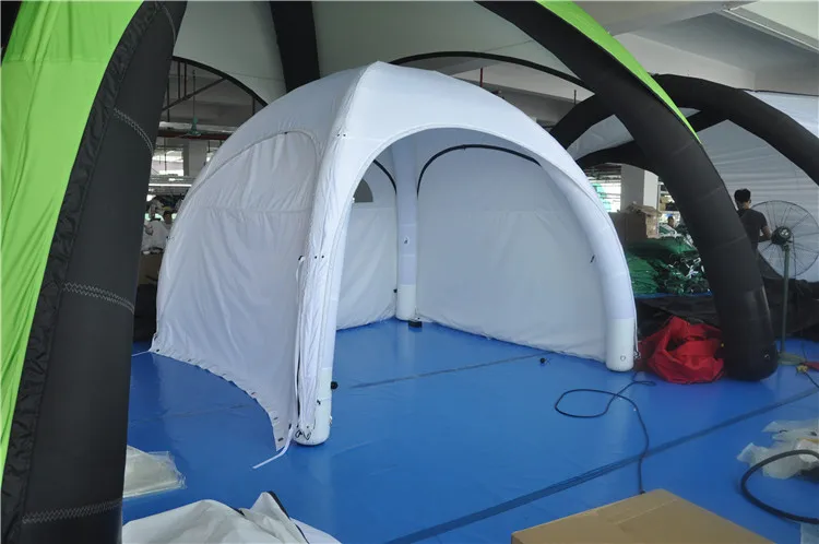 China manufacturer Gazebo Spider Dome Inflatable Tent with Waterproof and Fire Retardant  Coating