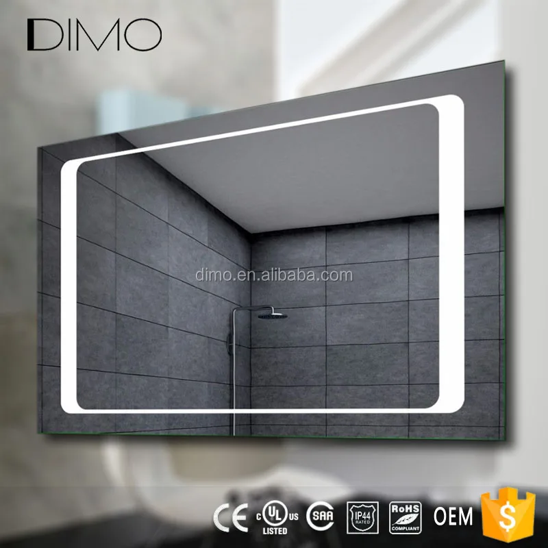 LED lighted bathroom touch screen smart mirror price with Bluetooth/radio/clock/temperature DBS-08a.jpg