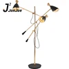 3 lights 5W black copper italian floor standing lamps decorative floor lamp, china suppliers