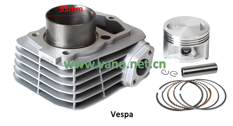Vespa 150 cylinder block kits 57mm bore size