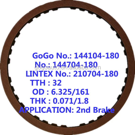 Transmission Friction Plate Kit For Toyota/u340e,U341e Gearbox Repair