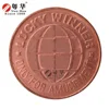 Factory price wholesale red copper token for slot machine game