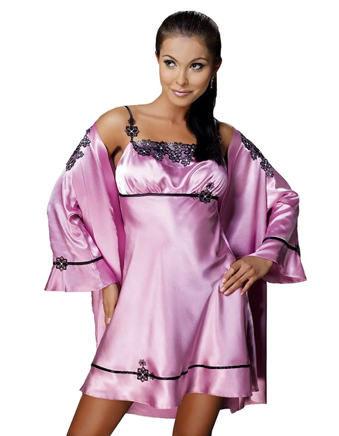 Cheap Pink Satin Nightdress, find Pink Satin Nightdress deals on line ...