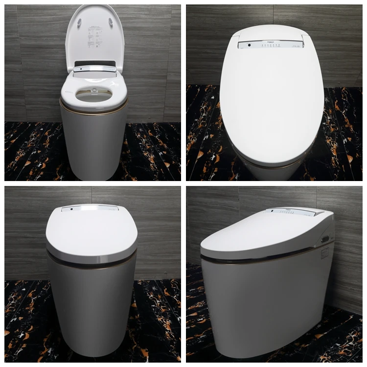 China Best Ceramic White Bathroom Water Saving Soft Close Smart Toilet