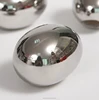Decorative ceramic silver electroplated artificial egg