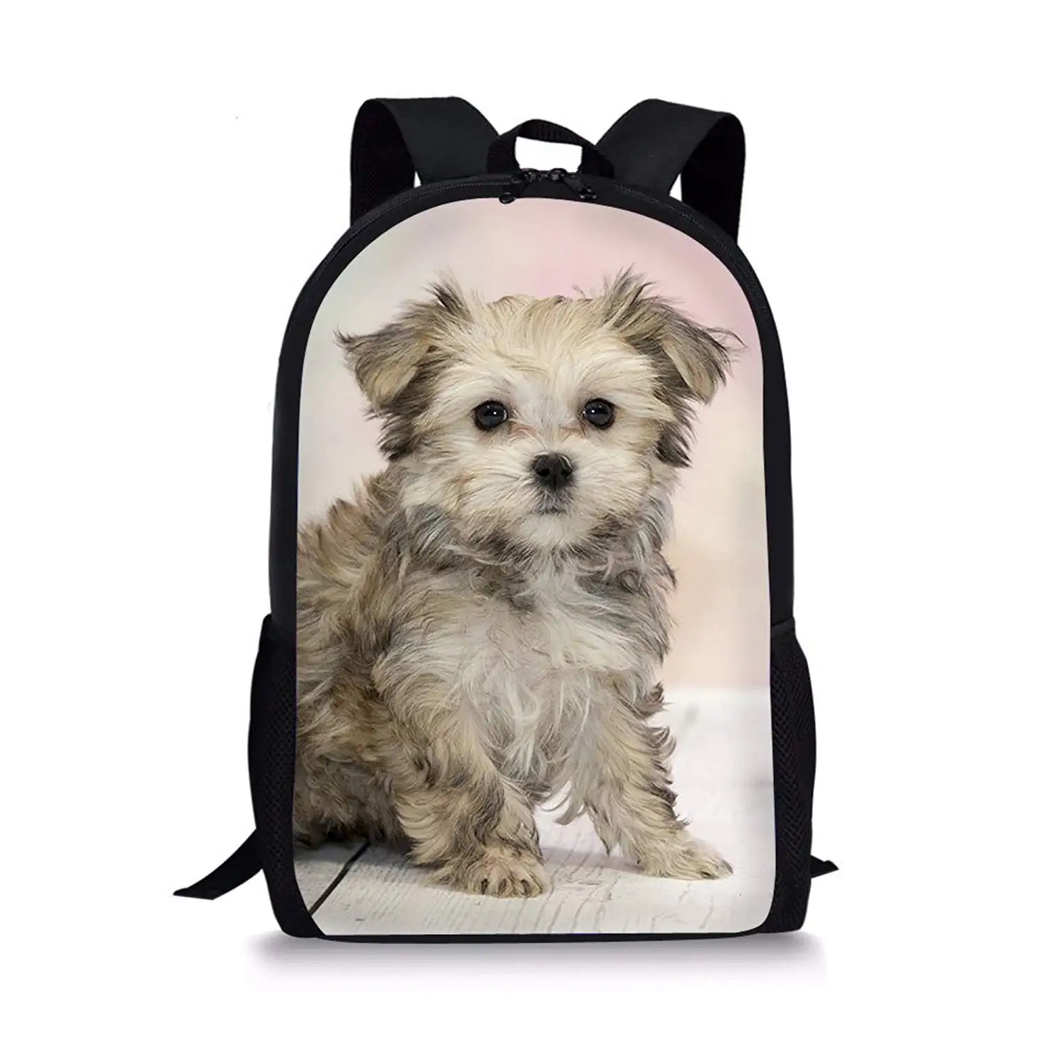 Purple sky cat HANRUI Personalized Unisex 3D Animal School Backpacks