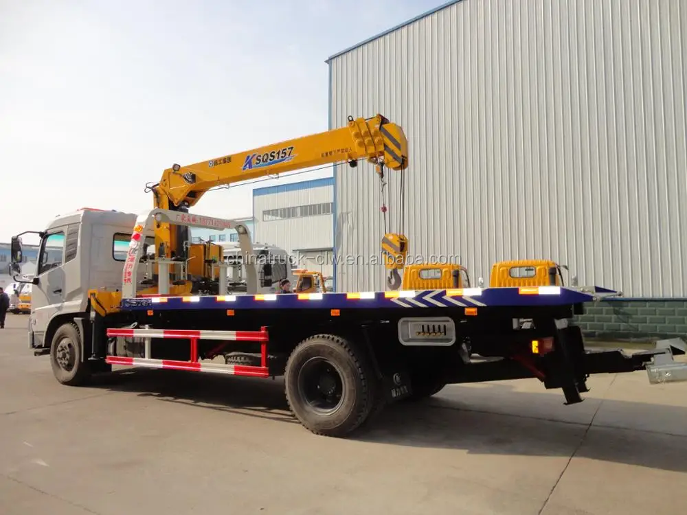 Medium Duty Wheel Lift Wrecker Towing Truck With Crane Price - Buy