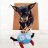 Dog Electric Plush Toy Pet Interactive Toy with Funny Barking Attractive Bouncing Ball for Dog