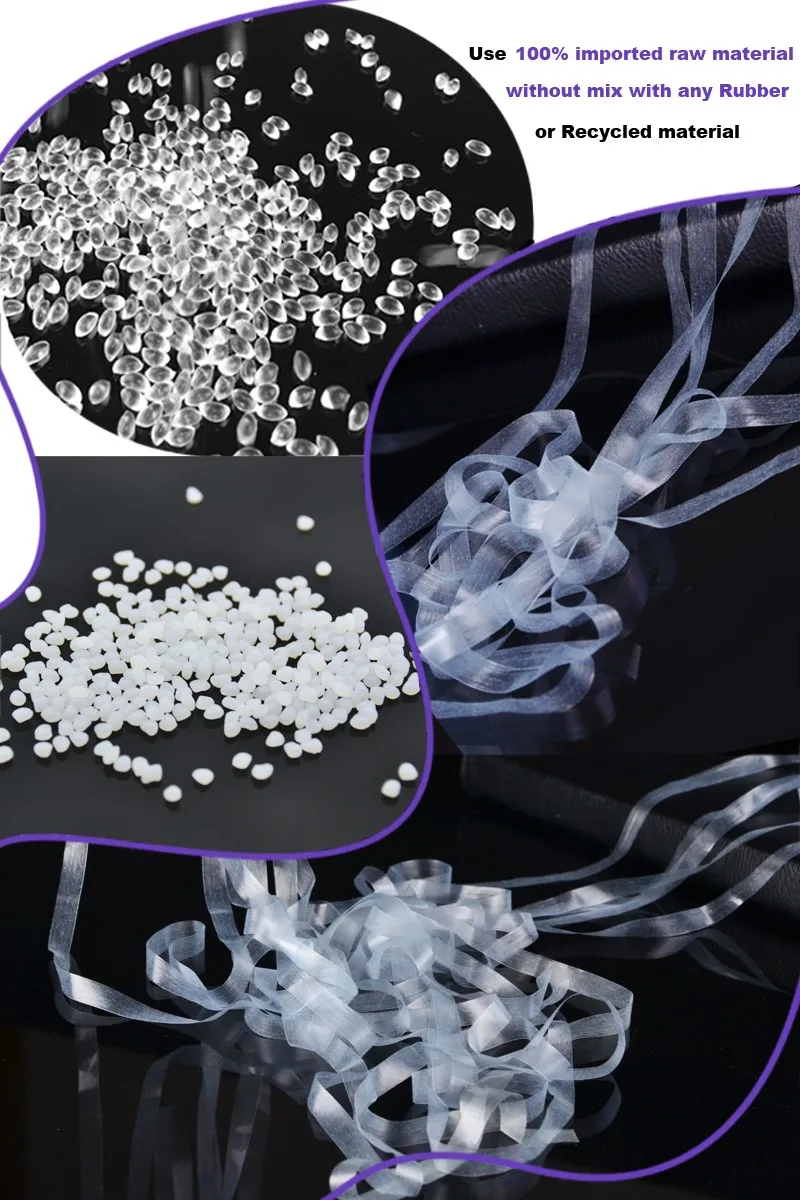 Garment Accessory Bruish Color Mobilon Tape High Elasticity Sewing Tpu