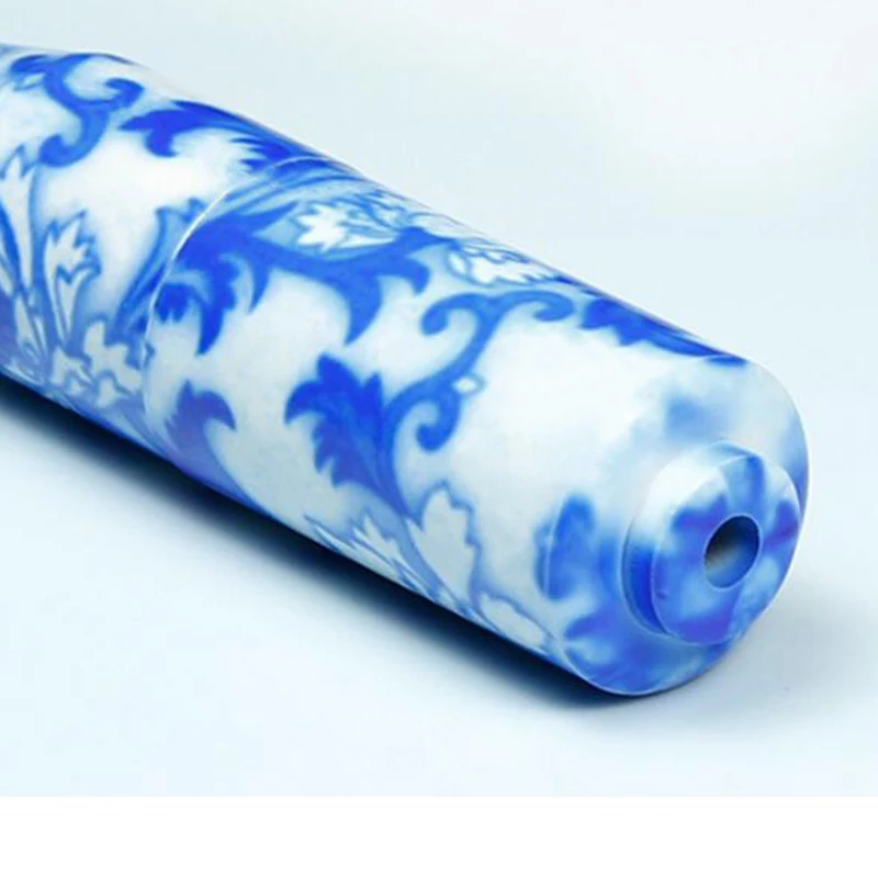 Blue & White Ceramic Pipe 62 Mm Length Personality Porcelain Smoking