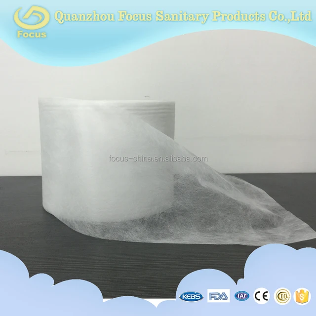 White Non-Woven Fabric PP Spunbond Nonwoven Fabric Raw Material For Baby Diaper