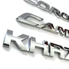 Round car emblem 3D ABS chrome Car logo Sticker for car brands