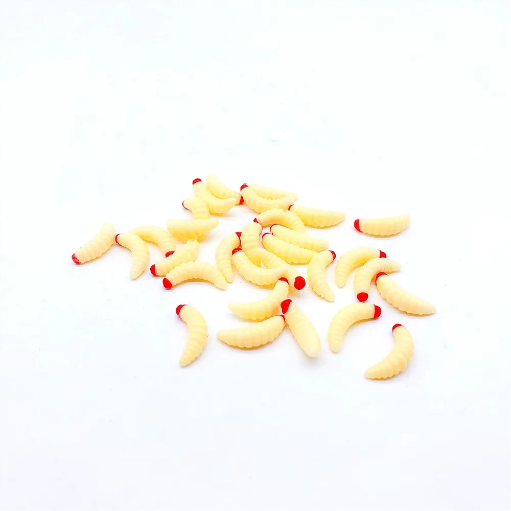 4克软毛蚕丝虫红头夜光蛆