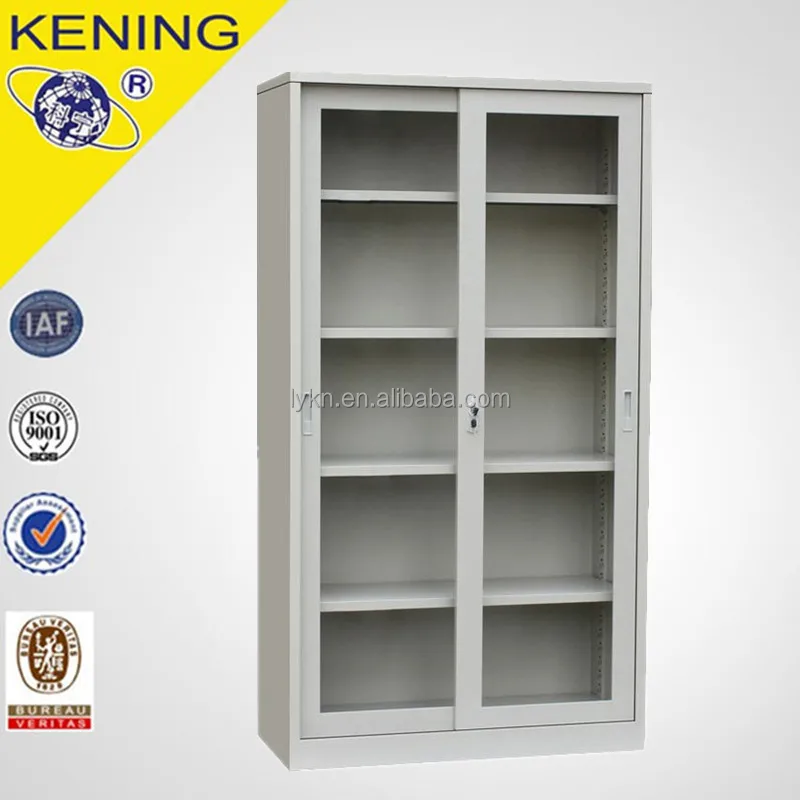 Lockable Metal Factory Tool Cabinet Cupboard With 2 Glass Door - Buy ...