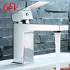 Zinc handle faucet brass chrome bathroom tap import