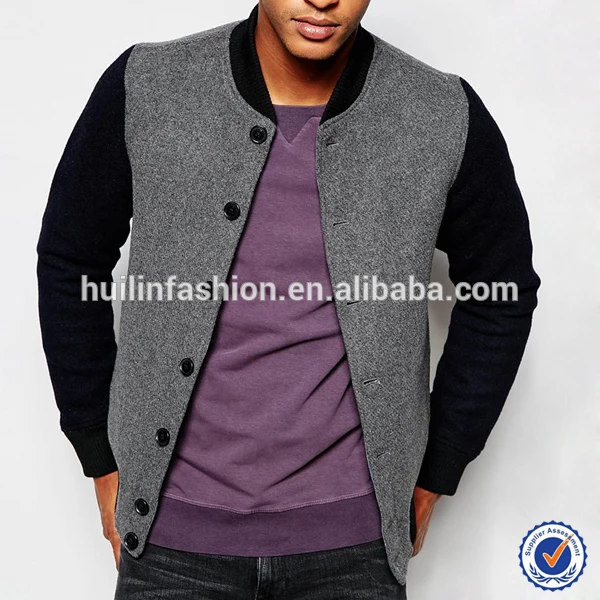 round collar jacket mens
