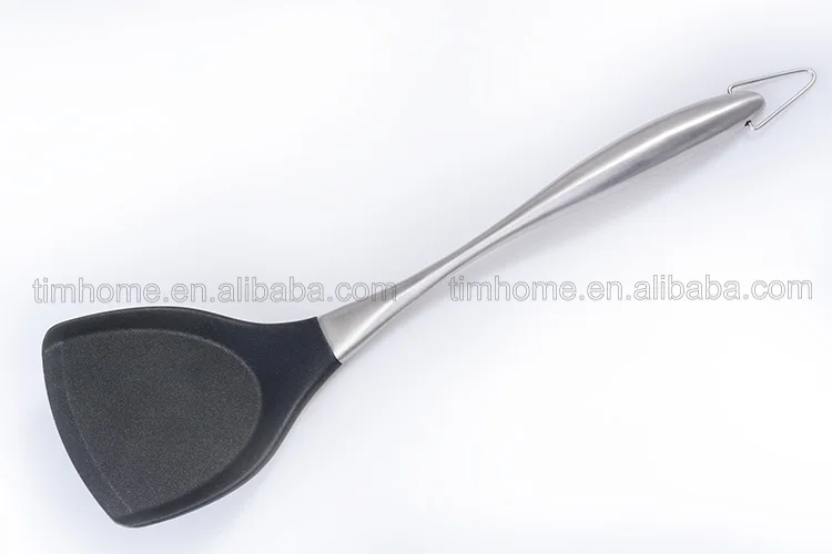 Food Grade Nylon Kitchenware with Stainless Steel Handle Cooking Utensil Silicone Tool