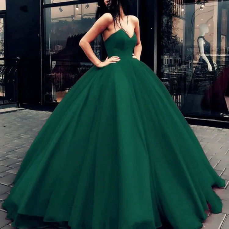 green princess gown